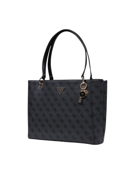 Sac gris imprimé grand format | Guess