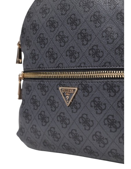 Sac à dos gris imprimé Guess femme