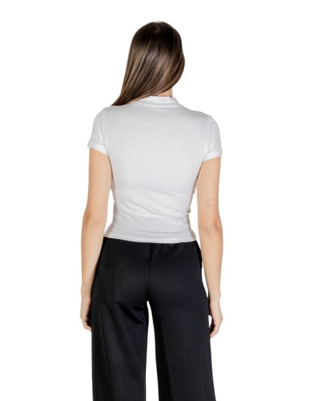 T-shirt blanc stretch Guess femme