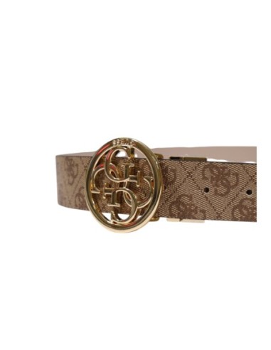 Ceinture marron imprimée Guess femme