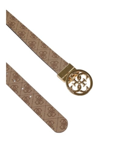 Ceinture marron imprimée Guess femme