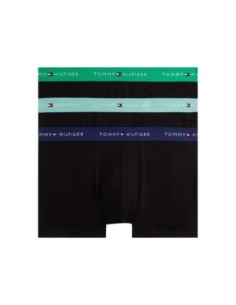 Boxer court homme noir Hilfiger – lot de 3 coton naturel