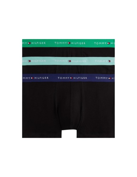 Boxer court homme noir Hilfiger – lot de 3 coton naturel