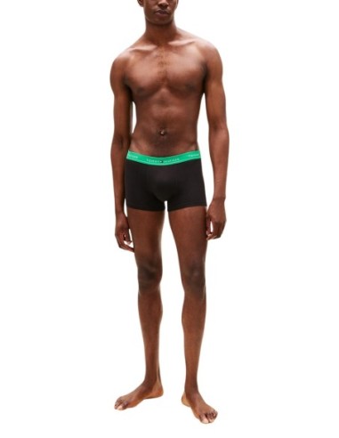 Boxer court homme noir Hilfiger – lot de 3 coton naturel