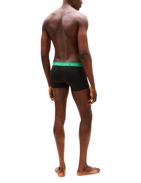 Boxer court homme noir Hilfiger – lot de 3 coton naturel