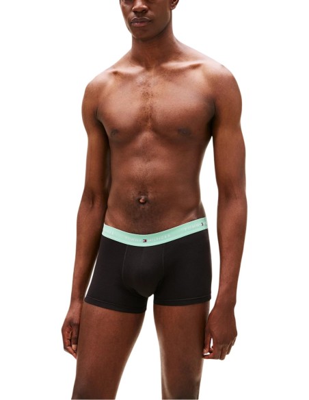 Boxer court homme noir Hilfiger – lot de 3 coton naturel