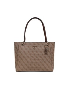 Sac marron imprimé grand format | Guess