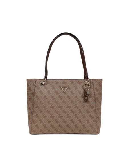 Sac marron imprimé grand format | Guess