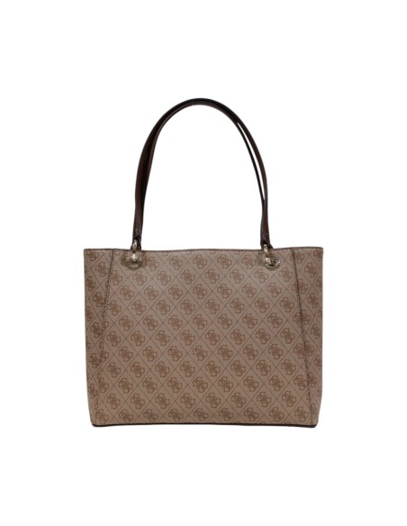 Sac marron imprimé grand format | Guess