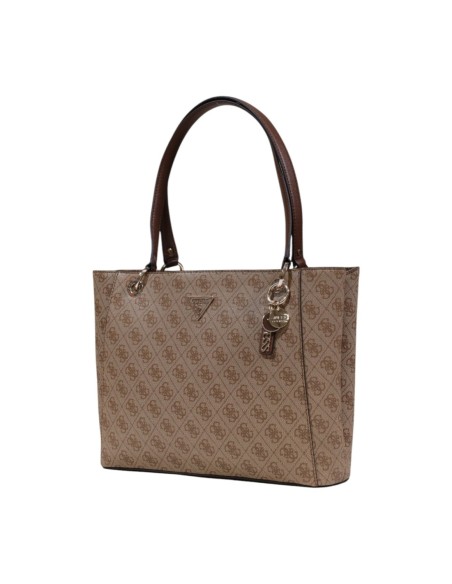 Sac marron imprimé grand format | Guess