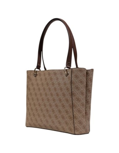 Sac marron imprimé grand format | Guess