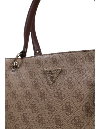 Sac marron imprimé grand format | Guess