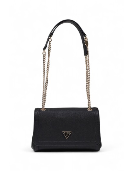 Sac bandoulière noir Guess femme
