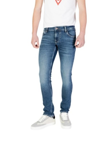Jeans bleu effet usé Guess homme