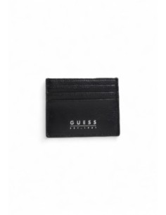 Portefeuille cuir noir Guess homme