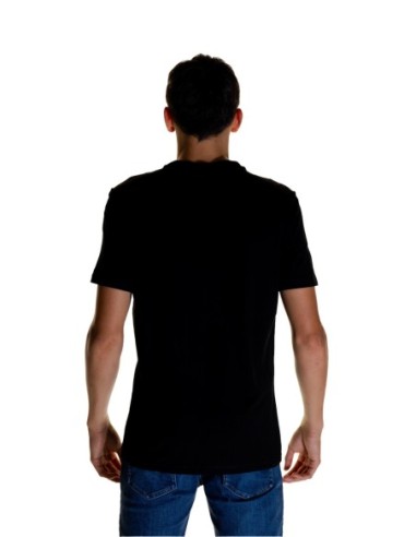 T-shirt noir coton Guess homme