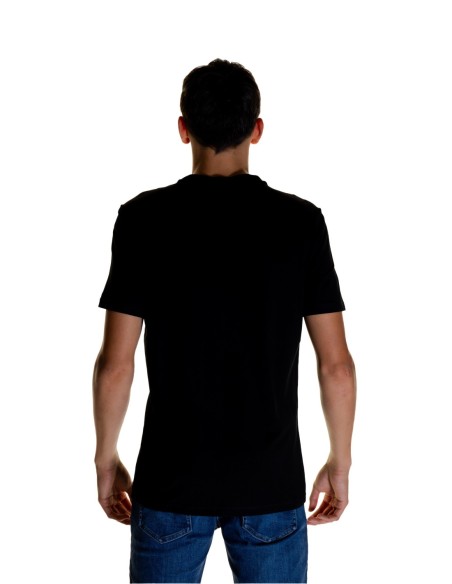T-shirt noir coton Guess homme