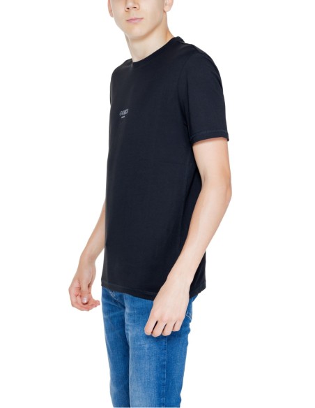 T-shirt noir coton Guess homme