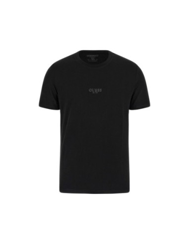 T-shirt noir coton Guess homme