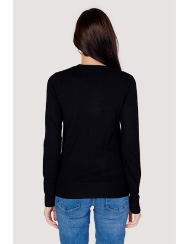 Pull noir coton Guess femme