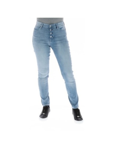 Jeans bleu azur effet usé Guess femme