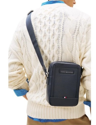 Mini reporter bleu Tommy Hilfiger homme