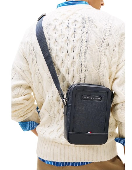 Mini reporter bleu Tommy Hilfiger homme