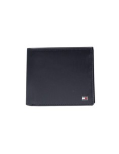 Portefeuille bleu avec porte-monnaie Tommy Hilfiger homme