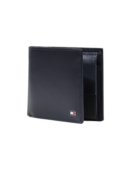Portefeuille bleu avec porte-monnaie Tommy Hilfiger homme