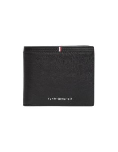Portefeuille noir avec porte-monnaie Tommy Hilfiger homme
