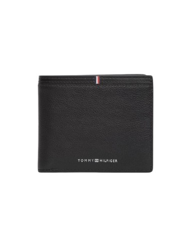 Portefeuille noir avec porte-monnaie Tommy Hilfiger homme