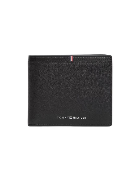 Portefeuille noir avec porte-monnaie Tommy Hilfiger homme