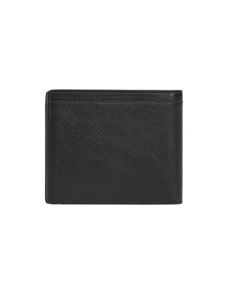Portefeuille noir avec porte-monnaie Tommy Hilfiger homme