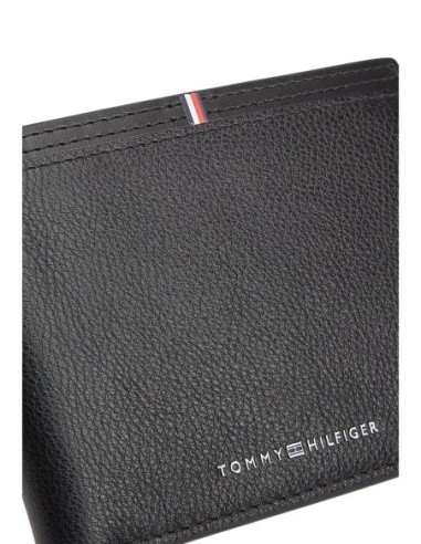 Portefeuille noir avec porte-monnaie Tommy Hilfiger homme