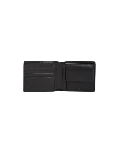 Portefeuille noir avec porte-monnaie Tommy Hilfiger homme