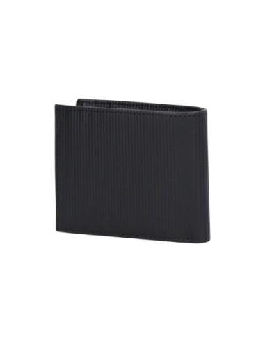 Porte-cartes cuir noir Tommy Hilfiger homme