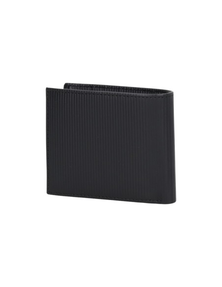 Porte-cartes cuir noir Tommy Hilfiger homme