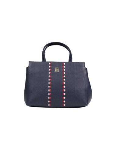 Mini satchel bleu Tommy Hilfiger femme