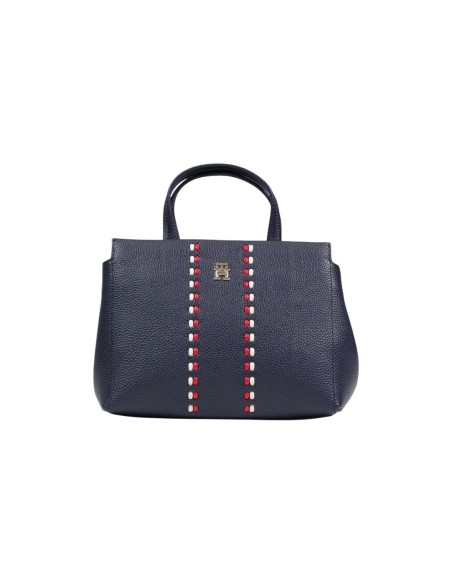 Mini satchel bleu Tommy Hilfiger femme