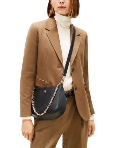 Sac crossover noir Tommy Hilfiger femme