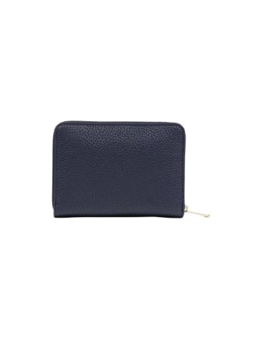 Portefeuille bleu zippé Tommy Hilfiger femme