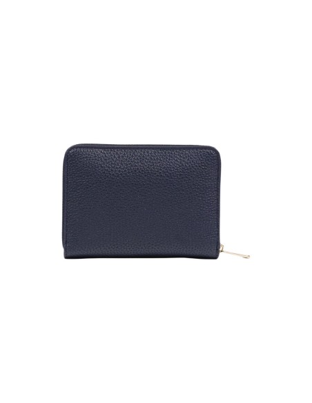 Portefeuille bleu zippé Tommy Hilfiger femme