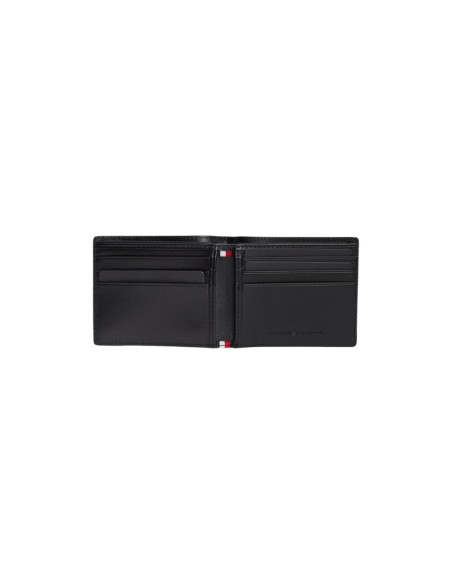 Portefeuille cuir noir Tommy Hilfiger homme