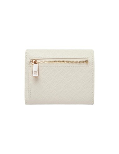 Portefeuille blanc trifold Tommy Hilfiger femme