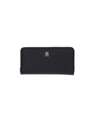 Portefeuille noir Tommy Hilfiger femme