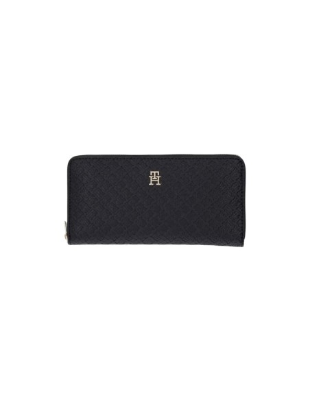 Portefeuille noir Tommy Hilfiger femme