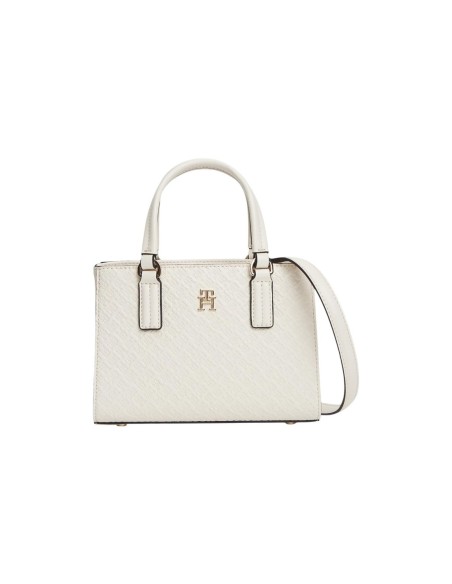 Mini tote blanc Tommy Hilfiger femme