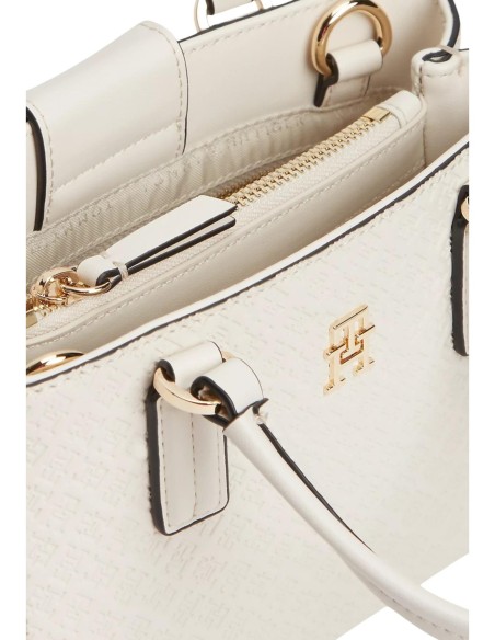 Mini tote blanc Tommy Hilfiger femme