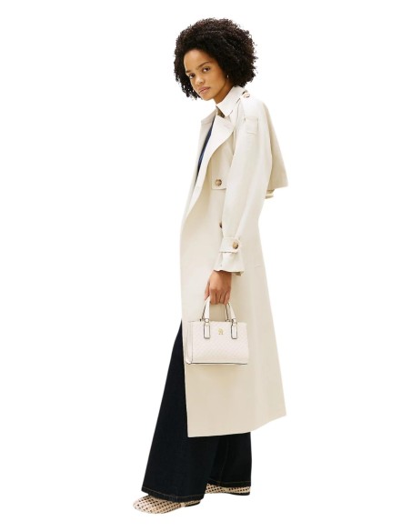 Mini tote blanc Tommy Hilfiger femme