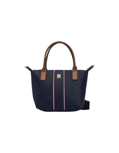 Sac mini tote bleu Tommy Hilfiger femme